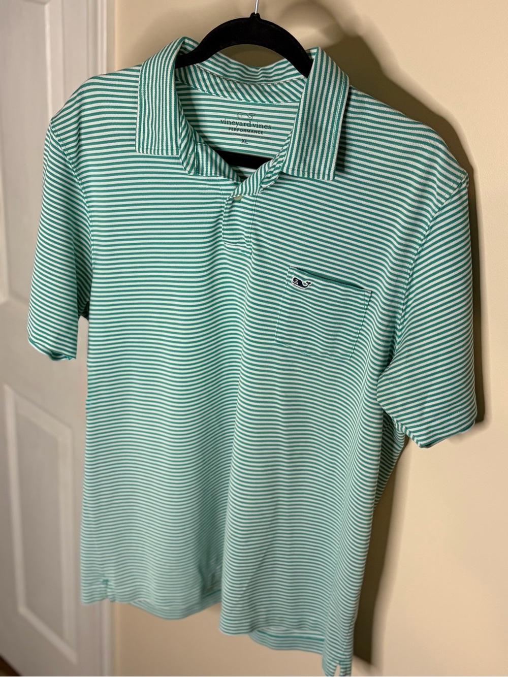 Vineyard Vines Striped Pocket Polo #1231
